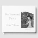 Search for retirement party guest books Script