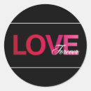 Search for love is forever stickers Elegant