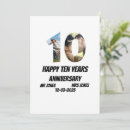 Search for 10 year anniversary invitations Elegant