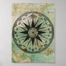 Search for nautical compass posters Map