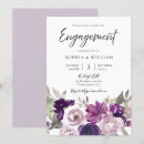 Search for lavender engagement party invitations Violet