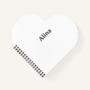 Search for heart shape notebooks School