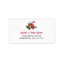 Search for gingerbread return address labels Cookies and cocoa
