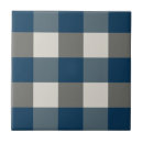 Search for blue and white checkered tiles Rustic