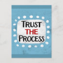 Search for process postcards Trust the process