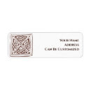 Search for celtic knot return address labels Simple