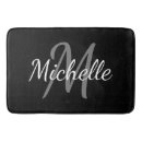 Search for trendy bath mats Black and white