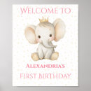 Search for gold elephants posters Birthday