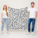 Search for snow white blankets Leopard spots