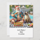 Search for bbq christmas invitations Santa