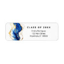 Search for yellow blue return address labels Gold