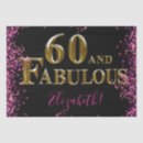Search for 60th tissue paper Happy birthday