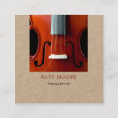 Search for violin business cards Music