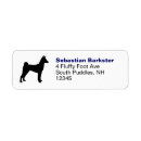 Search for basenji return address labels Dog