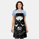 Search for skulls aprons Black and white