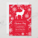Search for employee christmas invitations Red