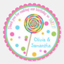 Search for candy buffet stickers Lollipop