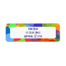 Search for dot circle return address labels Dots