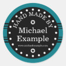 Search for black button stickers Handmade