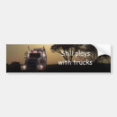 Search for truck driver bumper stickers Semi