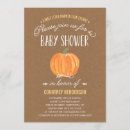Search for rustic fall baby shower invitations Orange