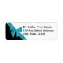 Search for blue ribbon return address labels Girly