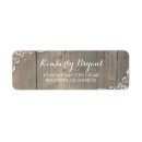 Search for wood and lace return address labels Barn