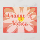 Search for flowers design postcards Change of address