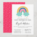 Search for rainbow colours invitations Pretty