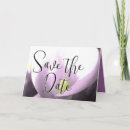 Search for calla lily save the dates Purple