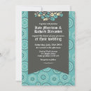 Search for turquoise pattern invitations Classic