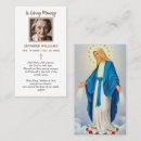 Search for immaculate conception cards Prayer for funeral