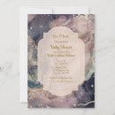 Search for agate baby shower invitations Purple