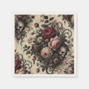 Search for antique halloween napkins Gothic