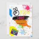 Search for hip hop party invitations Colourful