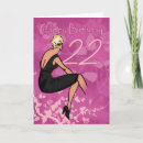 Search for 22nd birthday cards Pink