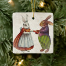Search for rabbit christmas tree decorations Whimsical design