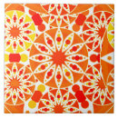 Search for orange mandala tiles Flower