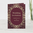 Search for maroon wedding invitations Indian
