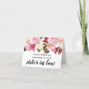 Search for sister in law invitations Floral