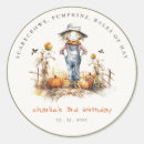 Search for the scarecrow stickers Pumpkin
