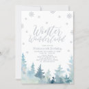 Search for snowflake birthday invitations Modern