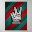 Search for hand peace sign posters Vintage