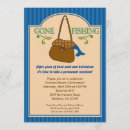 Search for fishing retirement party invitations Vintage