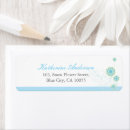 Search for winter flowers return address labels Chic