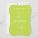 Search for lime green invitations Minimalist