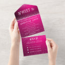 Search for fuchsia sweet 16 invitations Elegant