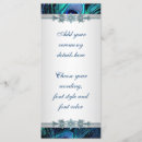 Search for peacock wedding programs Elegant