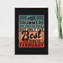 Search for drummer birthday cards Band