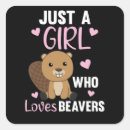 Search for beaver stickers Animals